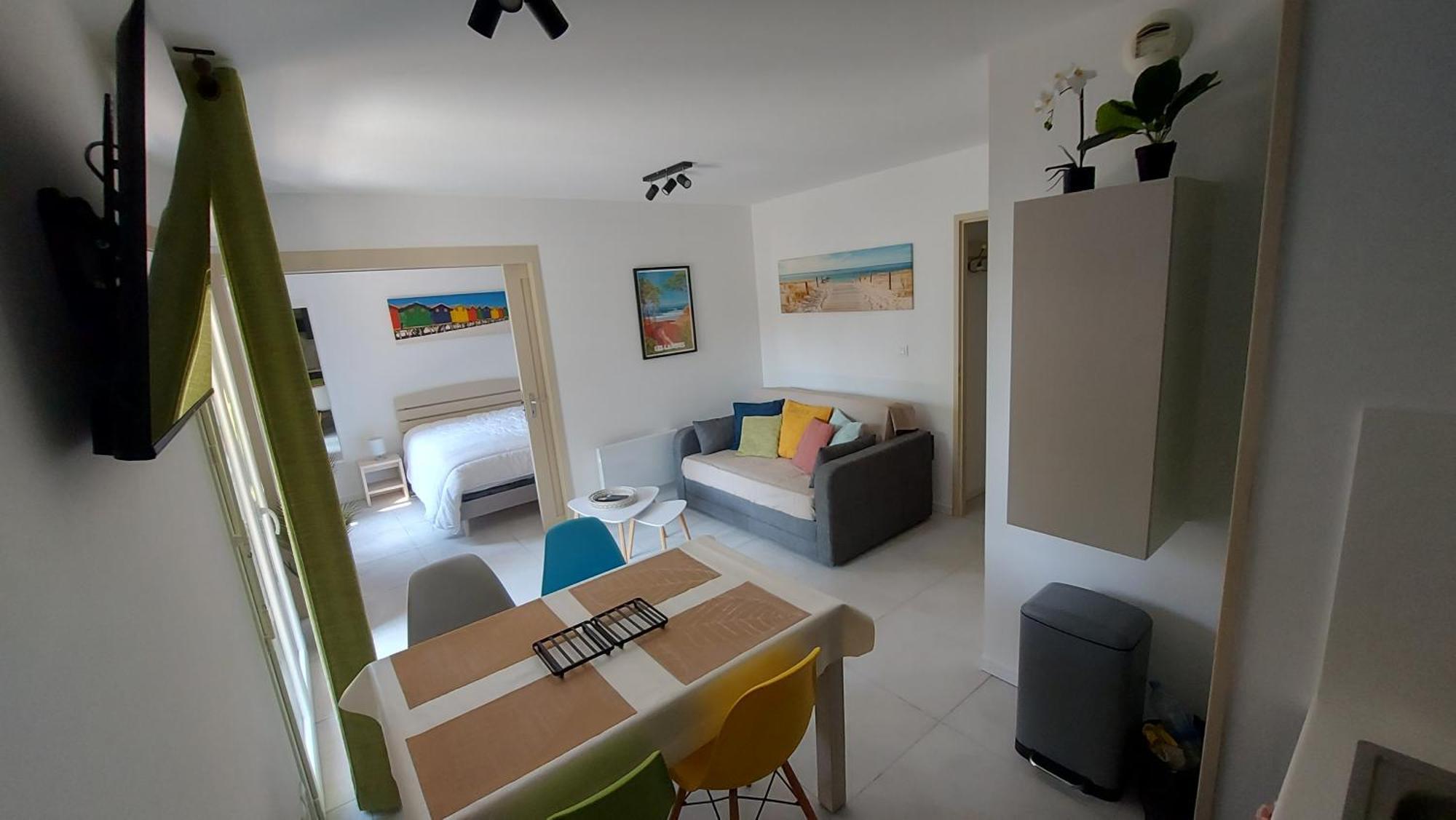 T2, 50M Du Lac, Piscine, Wifi, Jardin Terrasse Sans Vis-A-Vis, 1 A 4 Pers オレイアン エクステリア 写真